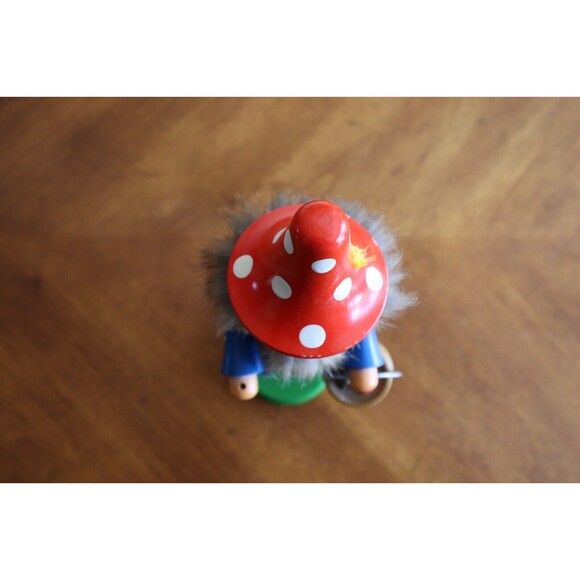 10.75" VEB Hodrewa Rothenthal German Democratic Republic Nutcracker Mushroom Man - Picture 6 of 13